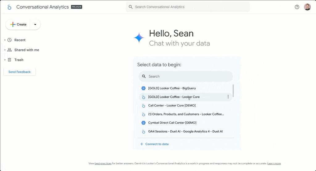 Google Looker Conversational Analytics with Gemini AI