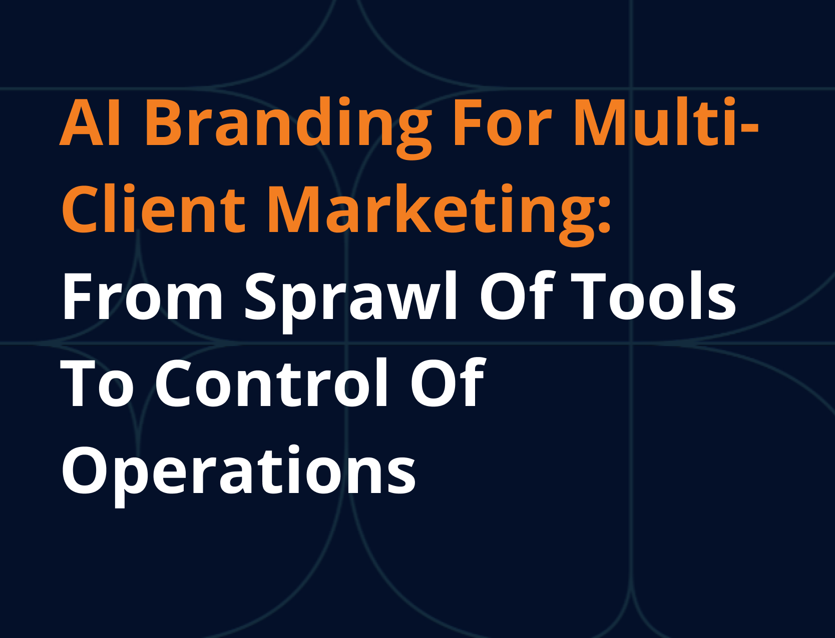 AI Branding with AI-powered marketing solution suite for agencies